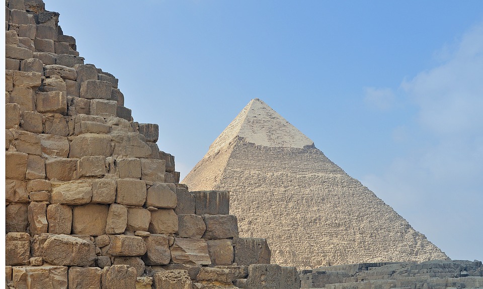 Great Pyramids in Giza