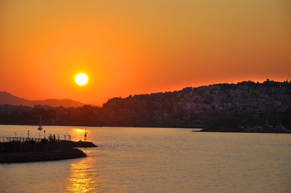 Athens sunset